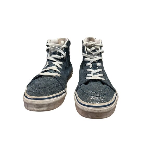 Vans X Harry Potter Unisex SK8 HI ZIP HOGWARTS METALLIC Sparkle Castle Size 2.5 - Picture 2 of 9